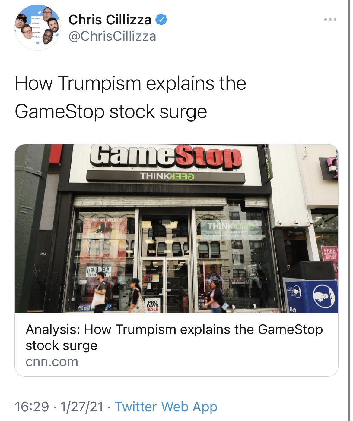 Game stop акция история