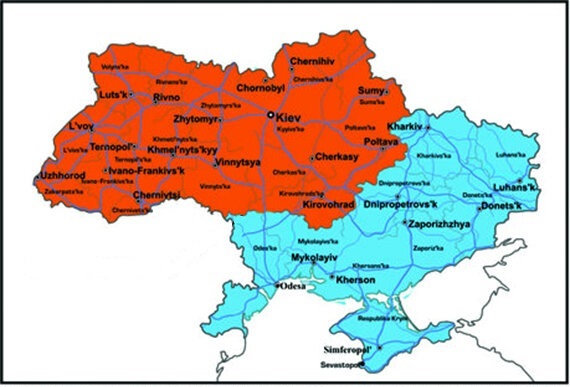 Граница украины 1991 года на карте схеме